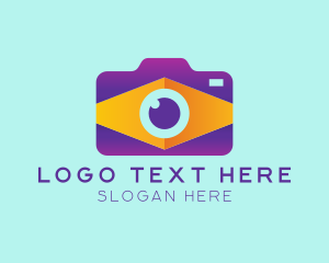 Selfie - Cute Disposable Camera logo design