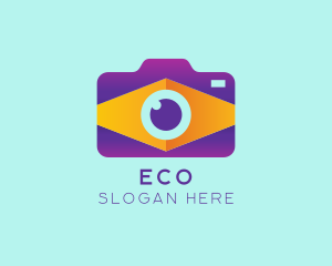 Photo Booth - Cute Disposable Camera logo design