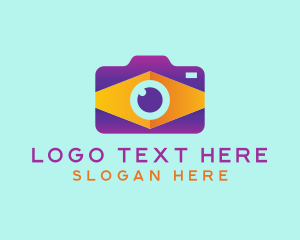 Camera App - Cute Disposable Camera logo design