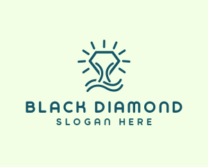 Diamond Jewelry Environment logo design