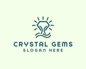 Diamond Jewelry Environment logo design