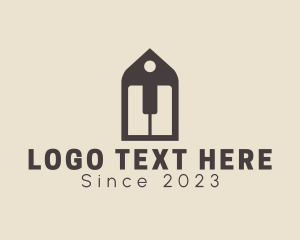 Label - Piano Instrument Tag logo design