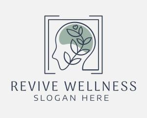 Rehab - Leaf Plant Mental Health logo design