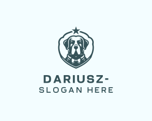 Pet Dog Grooming Logo