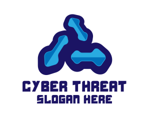 Malware - Blue Microbiology Laboratory logo design
