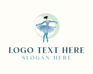 Fashion - Ballerina Ballet Performer logo design