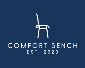 Bench - Simple Furniture Chair logo design