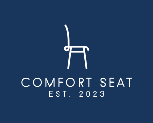 Simple Furniture Chair  logo design