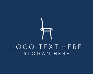 Simple Furniture Chair  logo design