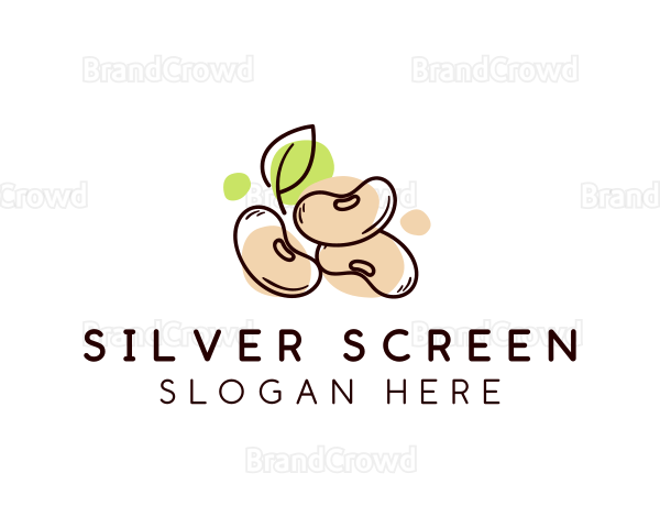 Soy Bean Food Seed Logo