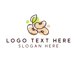 Food - Soy Bean Food Seed logo design