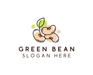 Legume - Soy Bean Food Seed logo design