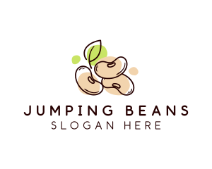 Soy Bean Food Seed logo design