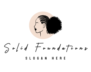 Beauty Hair Braid logo design