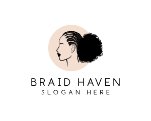 Beauty Hair Braid logo design