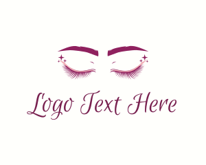 Sparkle - Eyelash Brows Sparkle logo design