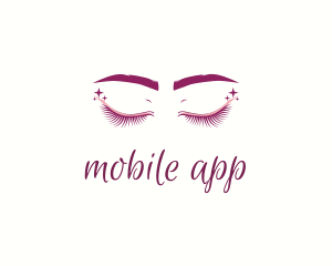 Eyelash Brows Sparkle Logo