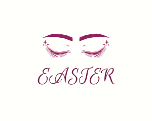 Eyelashes - Eyelash Brows Sparkle logo design