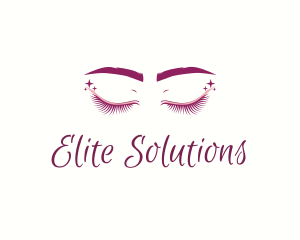 Services - Eyelash Brows Sparkle logo design