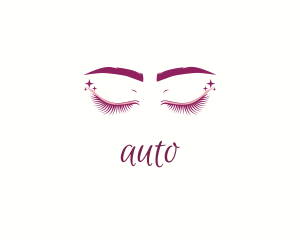 Eye - Eyelash Brows Sparkle logo design