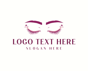 Eyebrows - Eyelash Brows Sparkle logo design