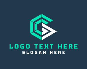 Technology - Logistics Arrow Letter G logo design
