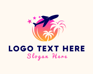Vacation - Airplane Resort Tour logo design