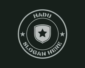 Shield - Military Army Emblem logo design