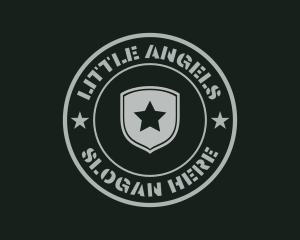 Shooting Range - Military Army Emblem logo design