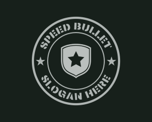 Bullet - Military Army Emblem logo design