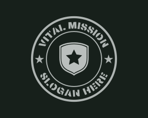 Mission - Military Army Emblem logo design