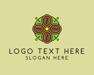 Coffee Bean - Organic Coffee Bean logo design