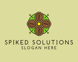 Organic Coffee Bean Logo