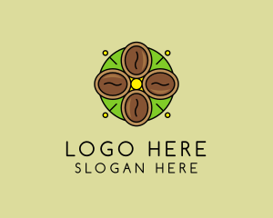 Farmer - Organic Coffee Bean logo design