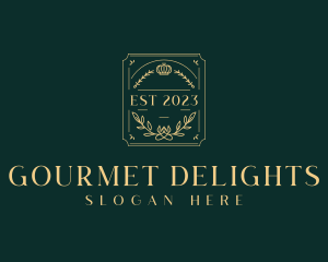 Elegant Culinary Restaurant logo design