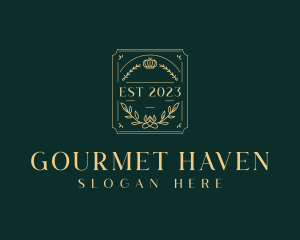 Elegant Culinary Restaurant logo design