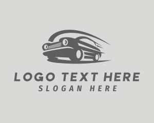 Gray - Fast Car Speed logo design