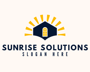 Sunrise Home Residence logo design