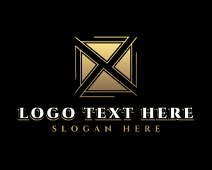 Business Geometric Letter X Logo