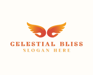 Angel Wings Holistic logo design