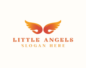 Angel Wings Holistic logo design