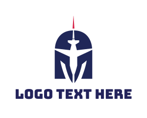 Jet - Blue Jet Helmet logo design