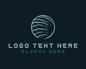 Telecommunication - Global Cyber Business logo design