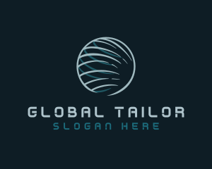 Global Cyber Business logo design