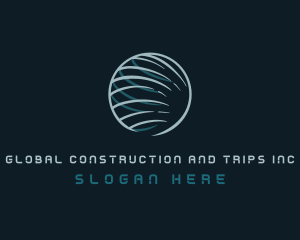 Global Cyber Business logo design