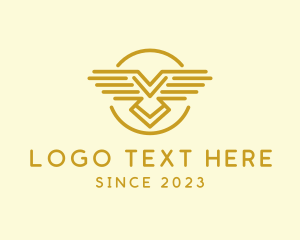 Agency - Bird Wing Line logo design