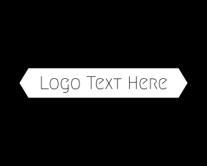 Black And White - Generic Minimalist Banner logo design