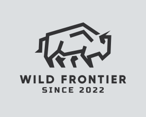 Wild Bison Animal logo design