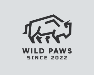 Animal - Wild Bison Animal logo design