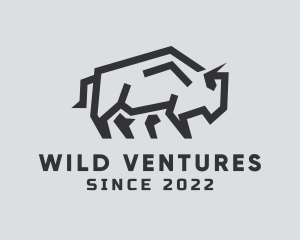 Wild - Wild Bison Animal logo design